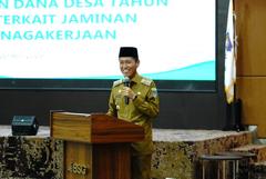 Sosialisasi Permendes 16/2025, Bupati Iskandar Dorong Sangadi Prioritaskan BPJS Ketenagakerjaan dari Dana Desa 