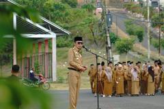 Pimpin Apel, Bupati Iskandar Ingatkan ASN Soal TGR, Disiplin dan Keselamatan
