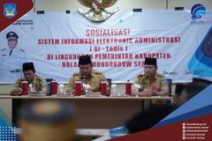 Wabup Deddy Buka Kegiatan Sosialisasi Sistem Informasi Elektronik Administrasi
