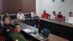 Bupati Iskandar Pimpin Jajaran Ikuti Ekspos Proposal DAK Tematik PPKT
