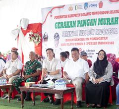 GPM Serentak di 7 kecamatan, Bolsel Satu-satunya Daerah di BMR Salurkan Subsidi Tambahan Tiga Bahan Pokok