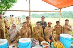 Dorong Ketahanan Pangan Daerah, Bupati Iskandar Tinjau Panen Petani Tolondadu II  