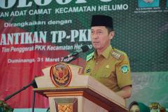 Moloopu Camat Helumo, Bupati Iskandar Minta Jajaran Tingkatkan Kualitas Pelayanan dan Apresiasi Pelestarian Adat