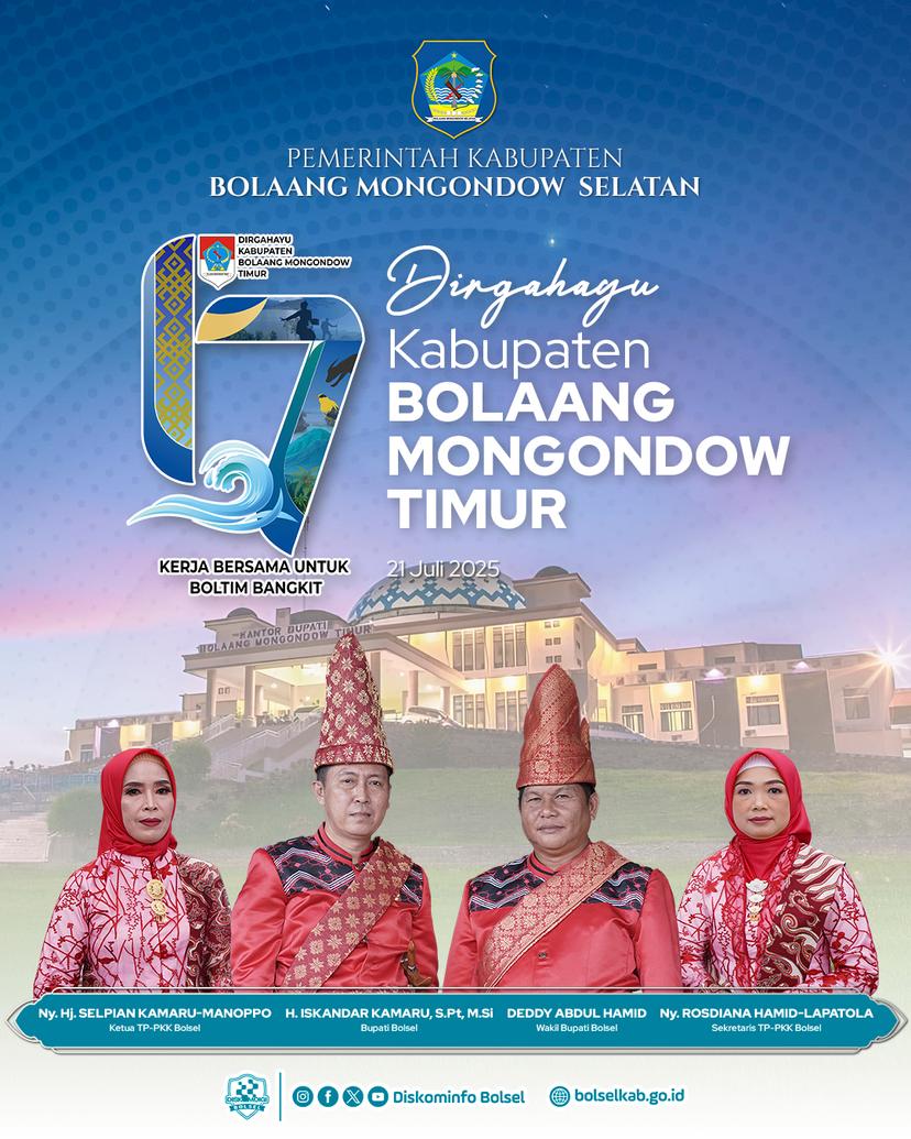 Dirgahayu Kabupaten Bolaang Mongondow Timur Ke-17